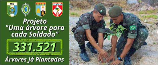 O Exército Brasileiro exorta neste 17 de julho o dia de Proteção às Florestas